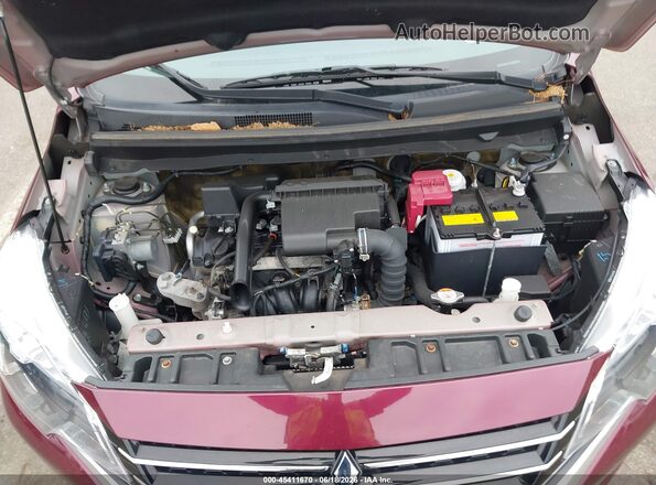 ML32FUFJ9RHF04582 2024 MITSUBISHI MIRAGE G4 Burgundy Вид ззаду