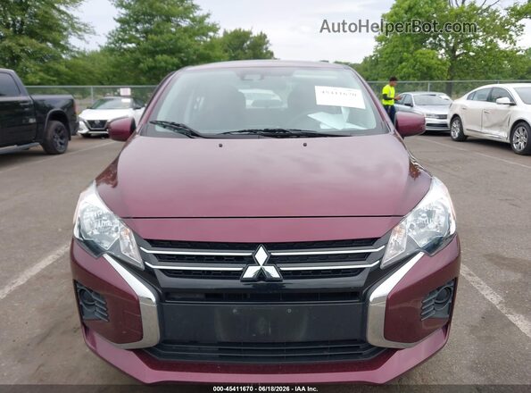 ML32FUFJ9RHF04582 2024 MITSUBISHI MIRAGE G4 Burgundy Вид панелі приладів