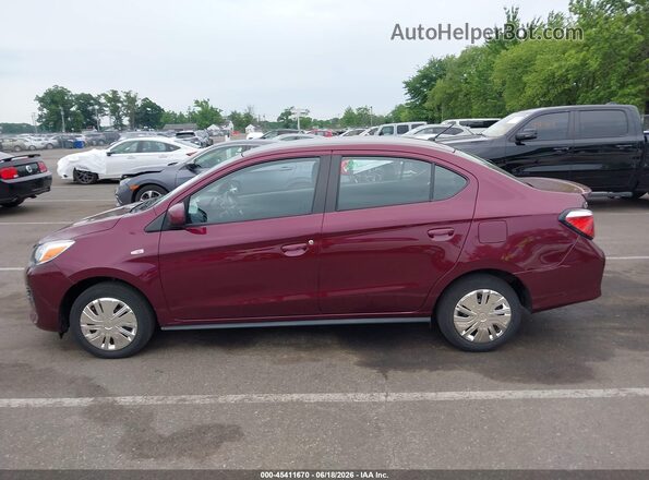 ML32FUFJ9RHF04582 2024 MITSUBISHI MIRAGE G4 Burgundy Вид задньої частини салону