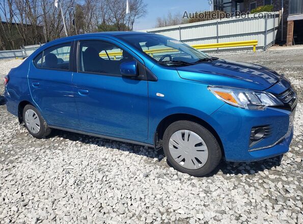 ML32FUFJ9RHF12634 2024 MITSUBISHI MIRAGE Синий Передняя правая четверть