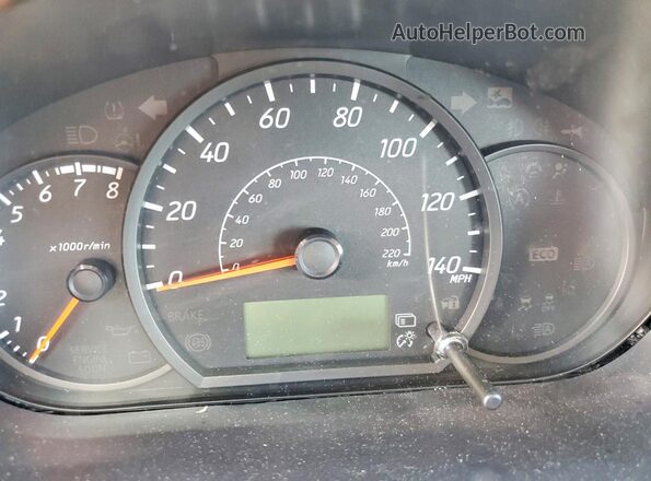 ML32FUFJ9RHF18823 2024 MITSUBISHI MIRAGE Бордовый Вид щитка приборов