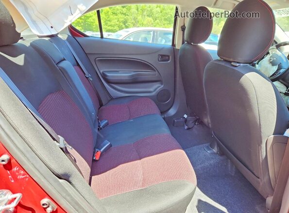ML32FUFJXRHF17423 2024 MITSUBISHI MIRAGE Red უკანა სავარძლების ხედი