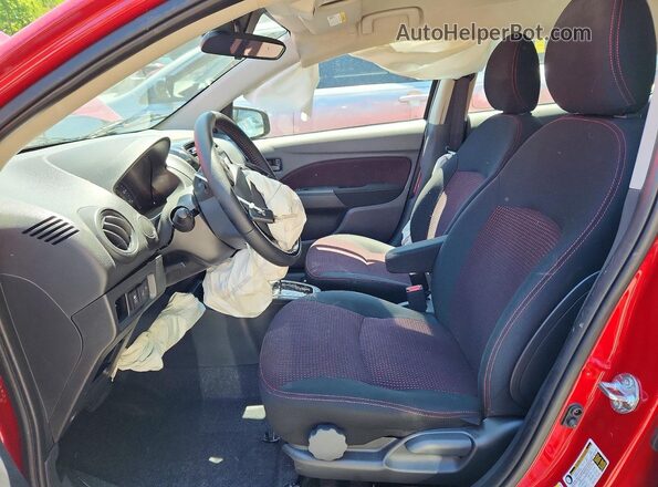 ML32FUFJXRHF17423 2024 MITSUBISHI MIRAGE Red წინა სალონის ხედი