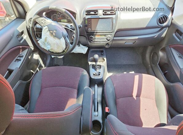 ML32FUFJXRHF17423 2024 MITSUBISHI MIRAGE Red წინა პანელის ხედი