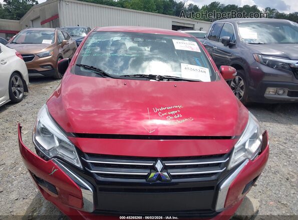 ML32FVFJ6RHF18140 2024 MITSUBISHI MIRAGE G4 Red Instrument cluster view