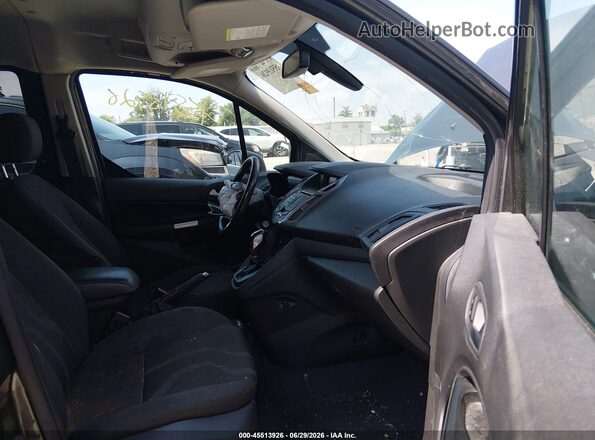 NM0GS9F74H1317865 2017 FORD TRANSIT CONNECT Black Widok wnętrza z przodu
