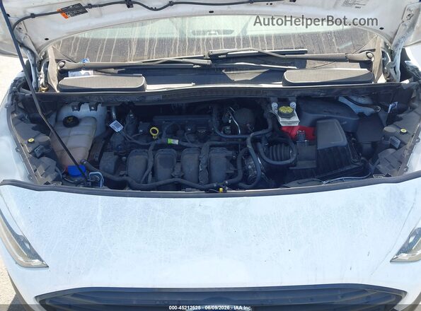 NM0LS6E20K1387048 2019 FORD TRANSIT CONNECT White Вид ззаду