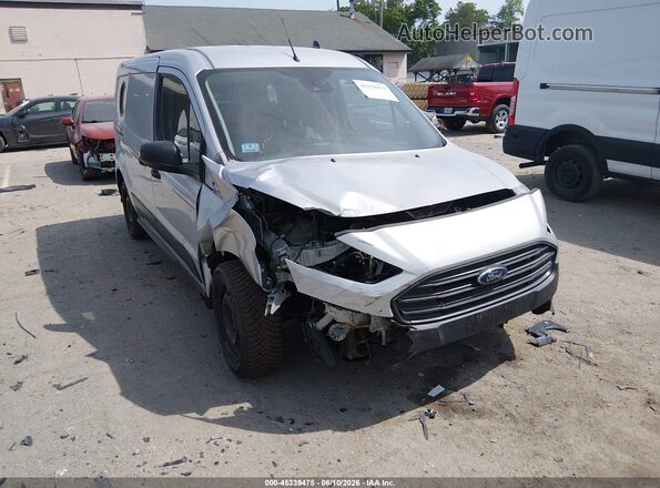 NM0LS7E24K1384014 2019 FORD TRANSIT CONNECT Silver Widok z przodu