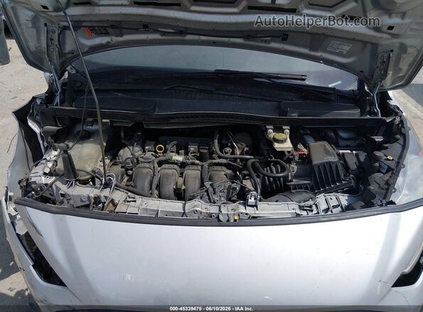 NM0LS7E24K1384014 2019 FORD TRANSIT CONNECT Silver Widok z tyłu