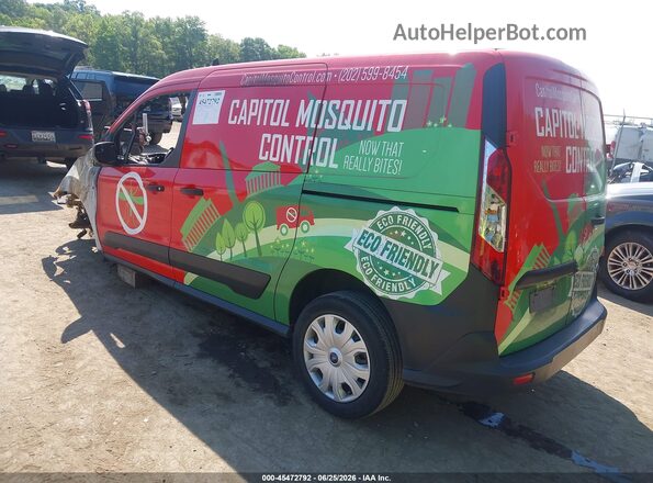 NM0LS7E26M1485834 2021 FORD TRANSIT CONNECT Red Tył lewy