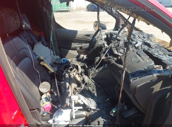 NM0LS7E26M1485834 2021 FORD TRANSIT CONNECT Red Widok wnętrza z przodu