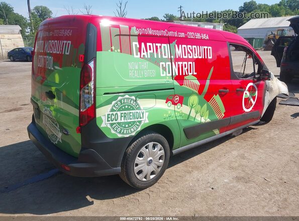 NM0LS7E26M1485834 2021 FORD TRANSIT CONNECT Red Tył prawy
