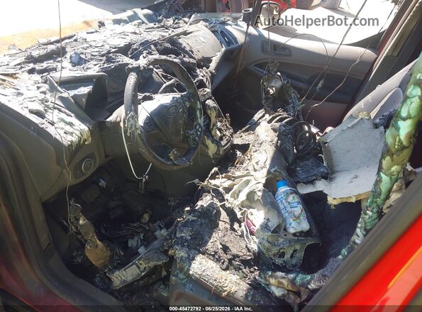 NM0LS7E26M1485834 2021 FORD TRANSIT CONNECT Red Widok zestawu wskaźników