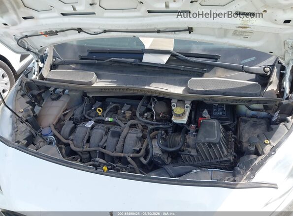 NM0LS7E26M1492489 2021 FORD TRANSIT CONNECT White Вид ззаду