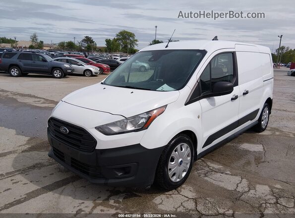 NM0LS7E2XM1489319 2021 FORD TRANSIT CONNECT White Առջևի ձախ երեք քառորդ տեսարան