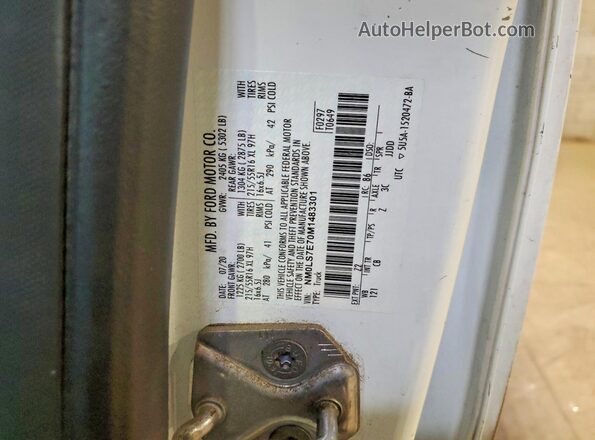 NM0LS7E70M1483301 2021 FORD TRANSIT White 