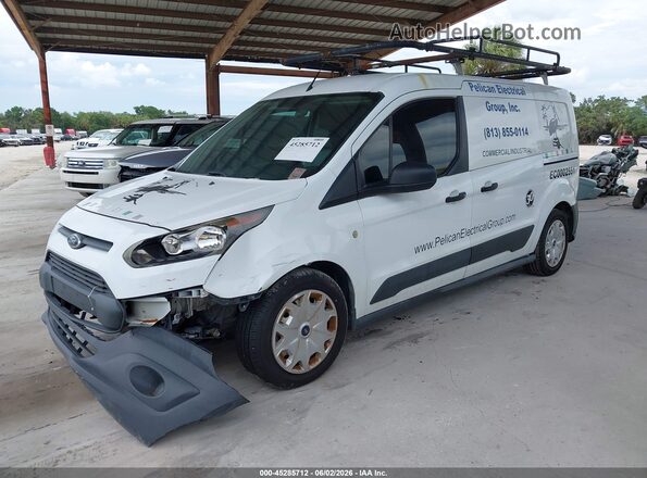 NM0LS7E71G1269826 2016 FORD TRANSIT CONNECT White Առջևի ձախ երեք քառորդ տեսարան