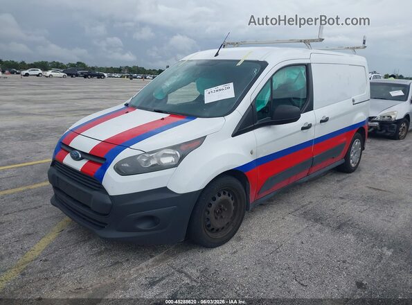 NM0LS7E71J1350557 2018 FORD TRANSIT CONNECT Белый Передняя левая четверть
