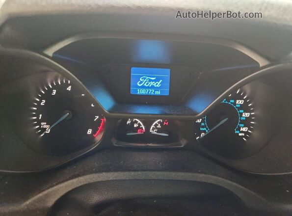 NM0LS7E73H1329400 2017 FORD TRANSIT Black Вид щитка приладів