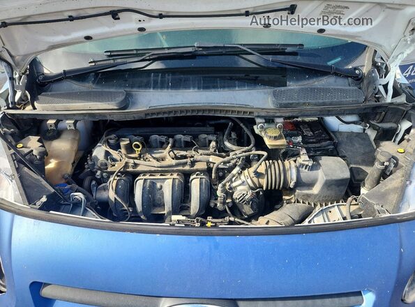 NM0LS7E74H1338252 2017 FORD TRANSIT Blue Vista del compartimento del motor