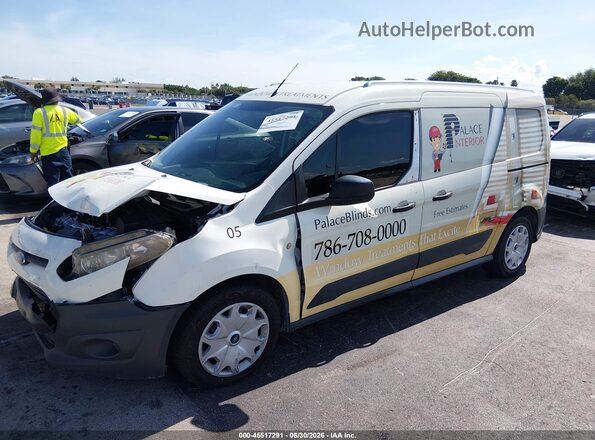 NM0LS7E76H1323199 2017 FORD TRANSIT CONNECT White Առջևի ձախ երեք քառորդ տեսարան