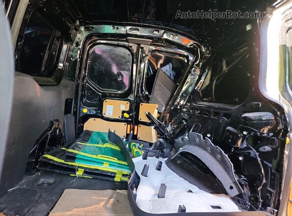 NM0LS7E77J1363815 2018 FORD TRANSIT Black Вид задніх сидінь