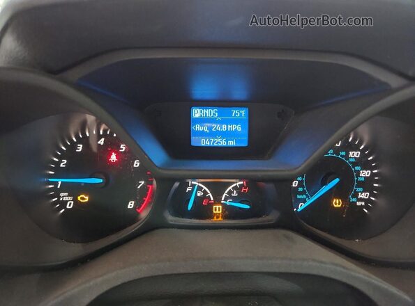 NM0LS7E79G1246407 2016 FORD TRANSIT White Instrument cluster view