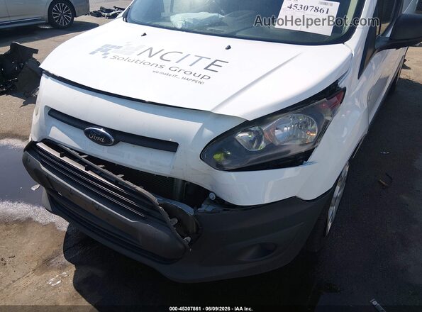 NM0LS7E79J1380163 2018 FORD TRANSIT CONNECT White Widok z przodu