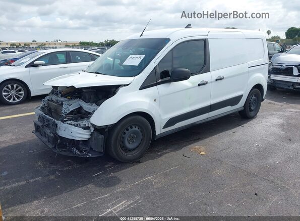 NM0LS7F25K1393139 2019 FORD TRANSIT CONNECT White Vista tres cuartos delantera izquierda