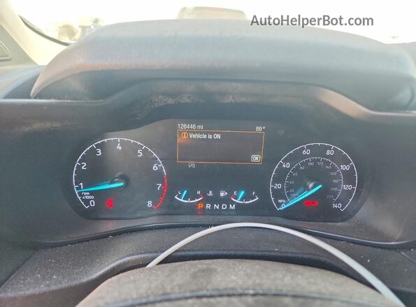 NM0LS7F29K1393483 2019 FORD TRANSIT White Instrument cluster view