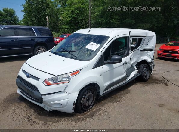 NM0LS7F79H1315449 2017 FORD TRANSIT CONNECT White Առջևի ձախ երեք քառորդ տեսարան