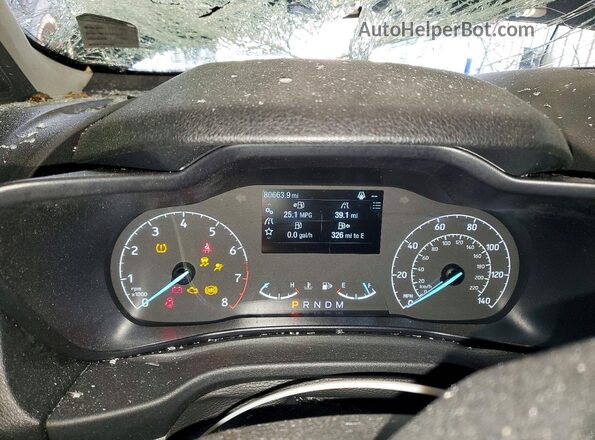 NM0LS7S28P1549381 2023 FORD TRANSIT Black Instrument cluster view