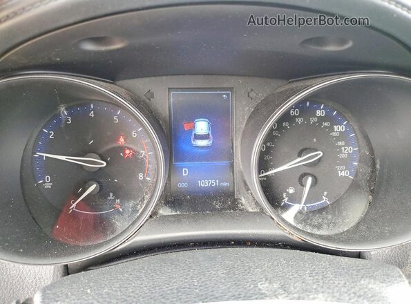 NMTKHMBX0JR048596 2018 TOYOTA C-HR White ხელსაწყოთა პანელის ხედი