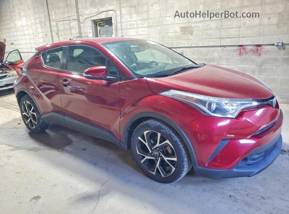 NMTKHMBX0JR054642 2018 TOYOTA C-HR Red 