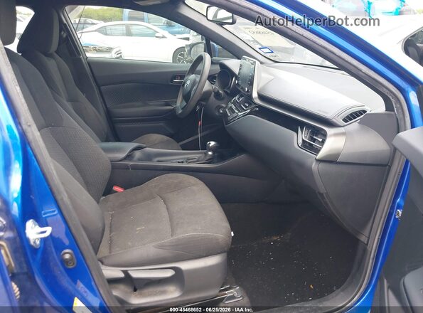 NMTKHMBX0KR098691 2019 TOYOTA C-HR Blue Widok wnętrza z przodu
