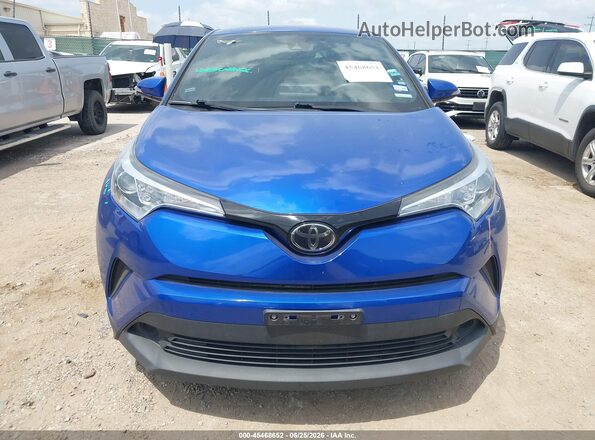 NMTKHMBX0KR098691 2019 TOYOTA C-HR Blue Widok zestawu wskaźników