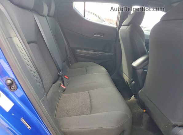 NMTKHMBX0KR098979 2019 TOYOTA C-HR Blue უკანა სავარძლების ხედი
