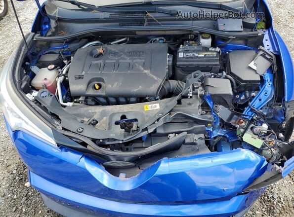 NMTKHMBX0KR098979 2019 TOYOTA C-HR Blue უკანა სალონის ხედი