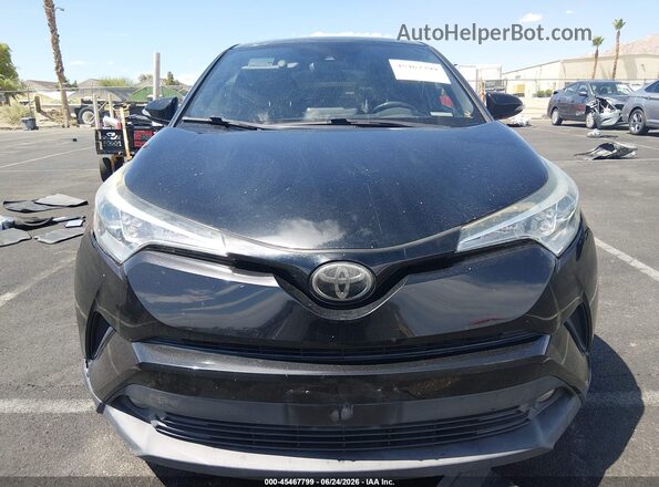 NMTKHMBX1JR019107 2018 TOYOTA C-HR Black უკანა სალონის ხედი
