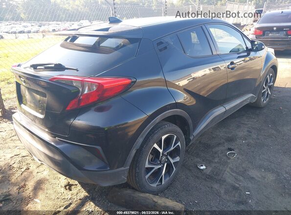 NMTKHMBX1JR020144 2018 TOYOTA C-HR Black Հետևի աջ