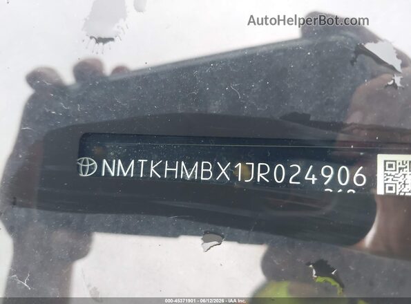 NMTKHMBX1JR024906 2018 TOYOTA C-HR Red Engine compartment view
