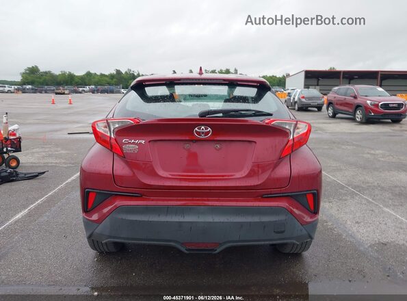 NMTKHMBX1JR024906 2018 TOYOTA C-HR Red 