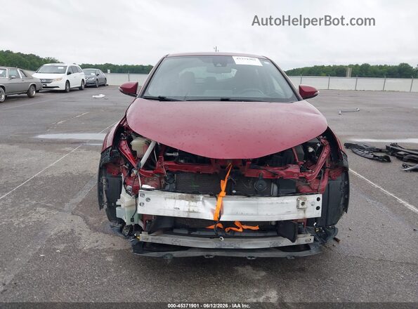 NMTKHMBX1JR024906 2018 TOYOTA C-HR Red Rear interior view