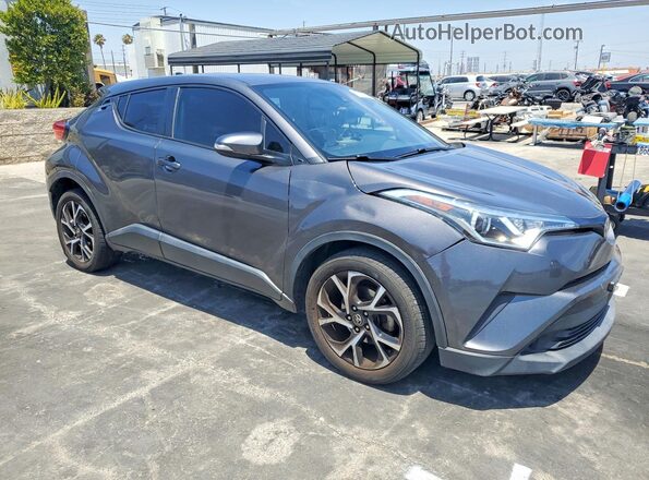 NMTKHMBX1JR042404 2018 TOYOTA C-HR Gray Front right