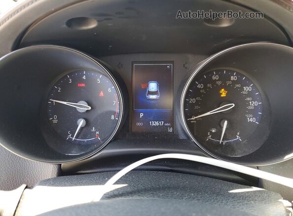 NMTKHMBX1JR042404 2018 TOYOTA C-HR Gray Instrument cluster view