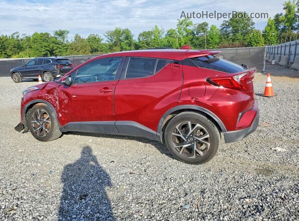 NMTKHMBX1KR098814 2019 TOYOTA C-HR Burgundy Rear left