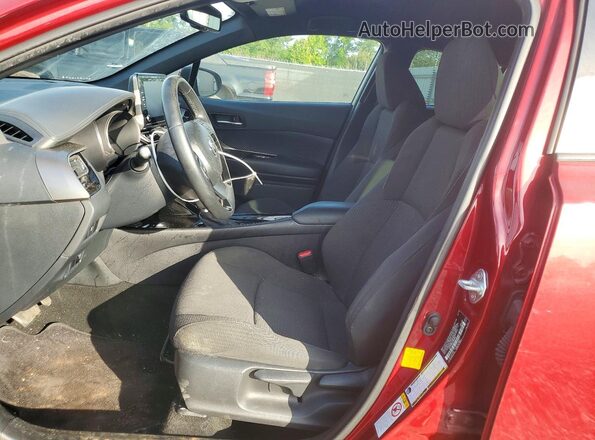NMTKHMBX1KR098814 2019 TOYOTA C-HR Burgundy Front interior view