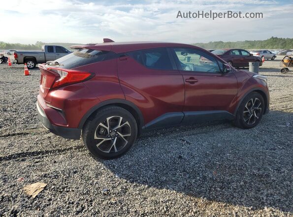 NMTKHMBX1KR098814 2019 TOYOTA C-HR Burgundy Rear right