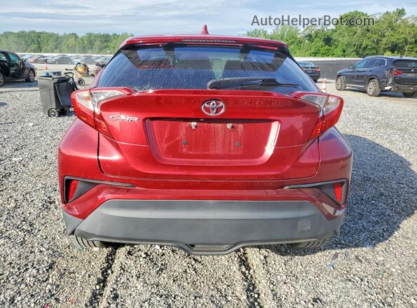 NMTKHMBX1KR098814 2019 TOYOTA C-HR Burgundy Rear view