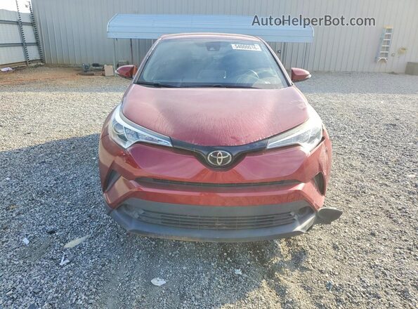 NMTKHMBX1KR098814 2019 TOYOTA C-HR Burgundy Front view